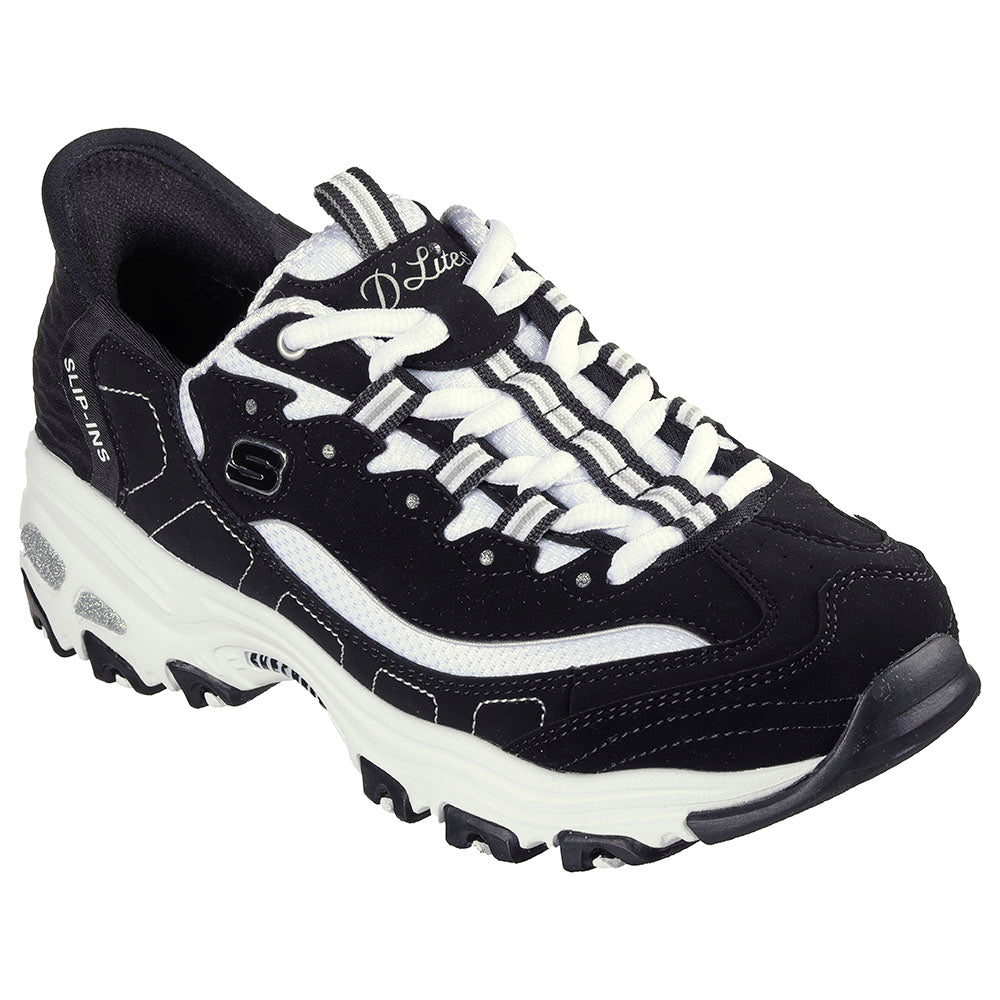 靴 SKECHERS 150030 BKW DLITES-NEW CLASSIC Skechers Slip-ins: D'Lites - New Classic | SKECHERS JP