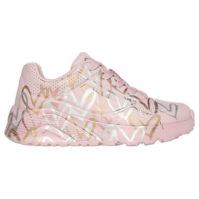 JGoldcrown: SKECHERS Street Uno Lite - Metallic Love