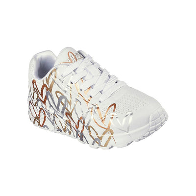 JGoldcrown: SKECHERS Street Uno Lite - Metallic Love