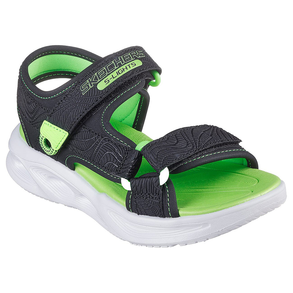 Skechers Bé Trai Xăng Đan S-Lights Sola Glow Sandals - 401673L-BKLM