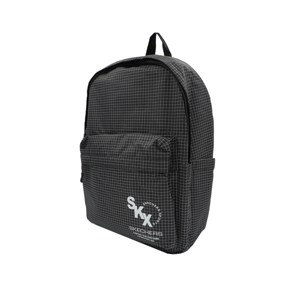 Black Check: Performance Backpack