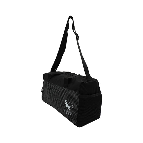 Black Check: Performance Duffel Bag