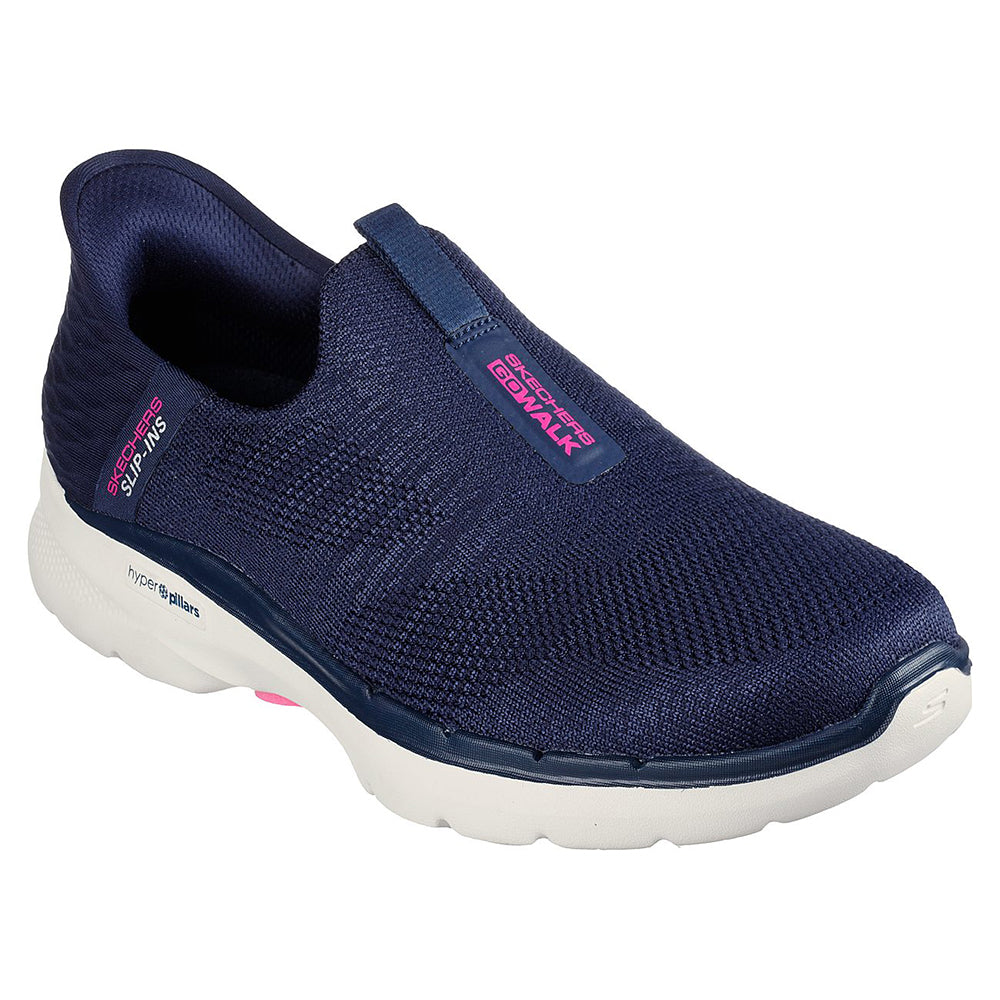 Skechers Nữ Giày Thể Thao Xỏ Chân Slip-Ins GOwalk 6 Shoes - 124569-NVY