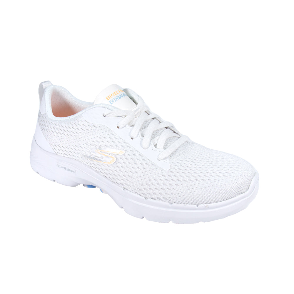 Skechers Nữ Giày Thể Thao GOwalk 6 Shoes - 124619-WLB