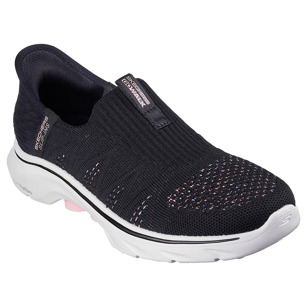 Skechers Nữ Giày Thể Thao Slip-ins GOwalk 7 Shoes - 125222-BKMT