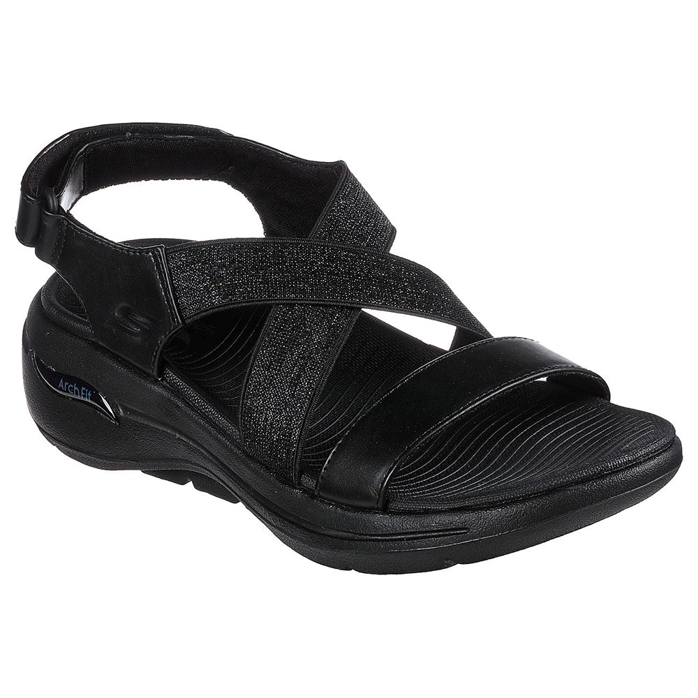 Skechers Nữ Xăng Đan On-The-GO GOwalk Arch Fit Sandals - 140255-BBK