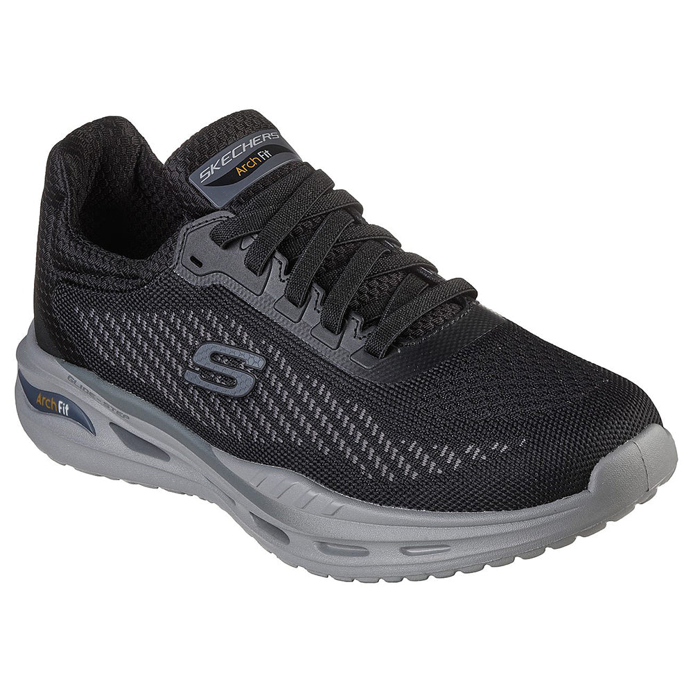 Giày Thể Thao Nam Skechers SKECHERS USA Street Wear Arch Fit Orvan Shoes - 210434-BLK
