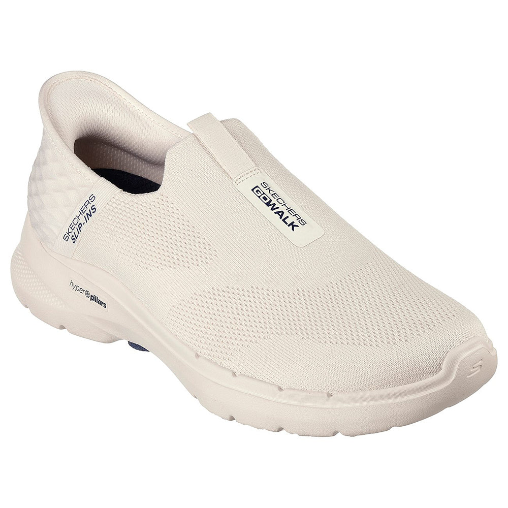 Giày Thể Thao Xỏ Chân Nam Skechers Slip-Ins GOwalk 6 Shoes - 216278-NAT