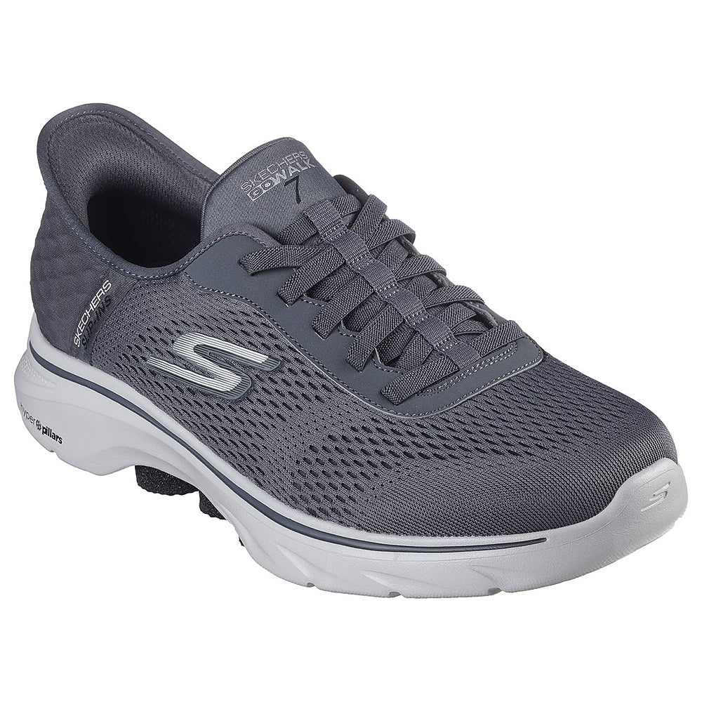 Skechers Nam Giày Thể Thao Slip-ins GOwalk 7 Shoes - 216648-CCBK