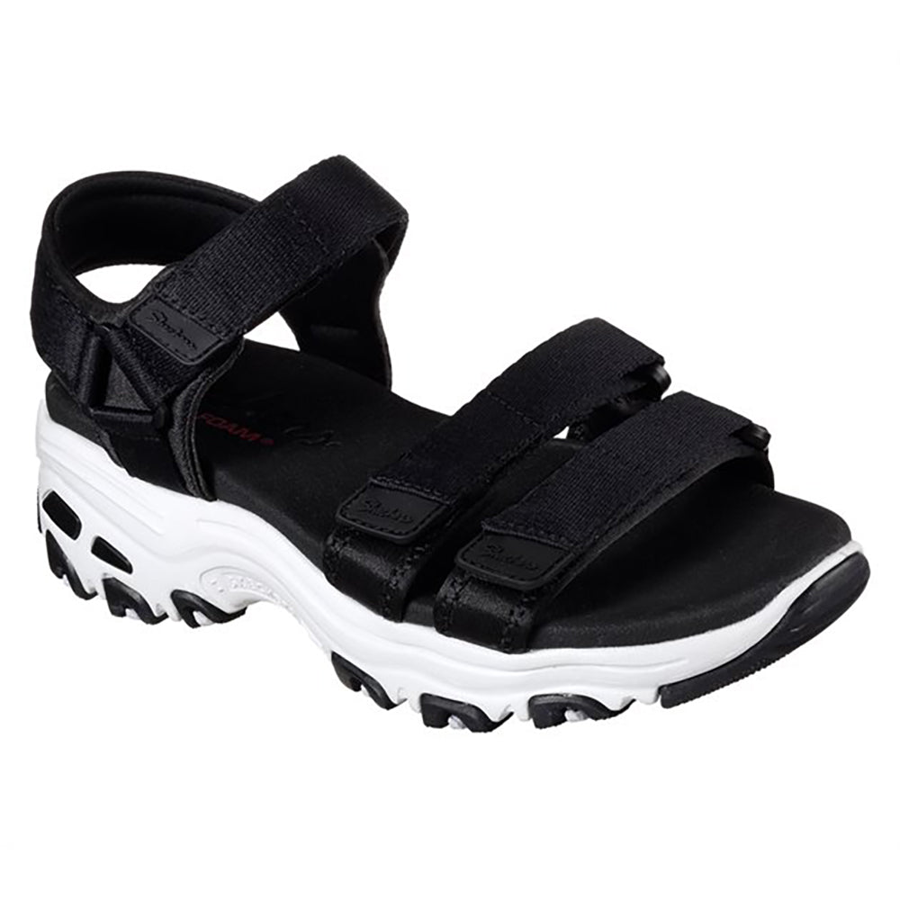 Dép Xăng Đan Nữ Skechers Cali D'Lites Sandals - 31514-BLK