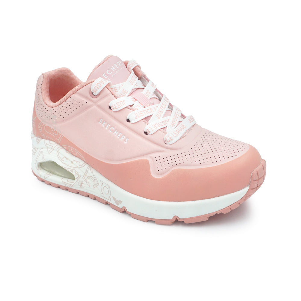 Skechers Nữ Giày Thể Thao DC Collection SKECHERS Street Uno Shoes - 800018-PINK