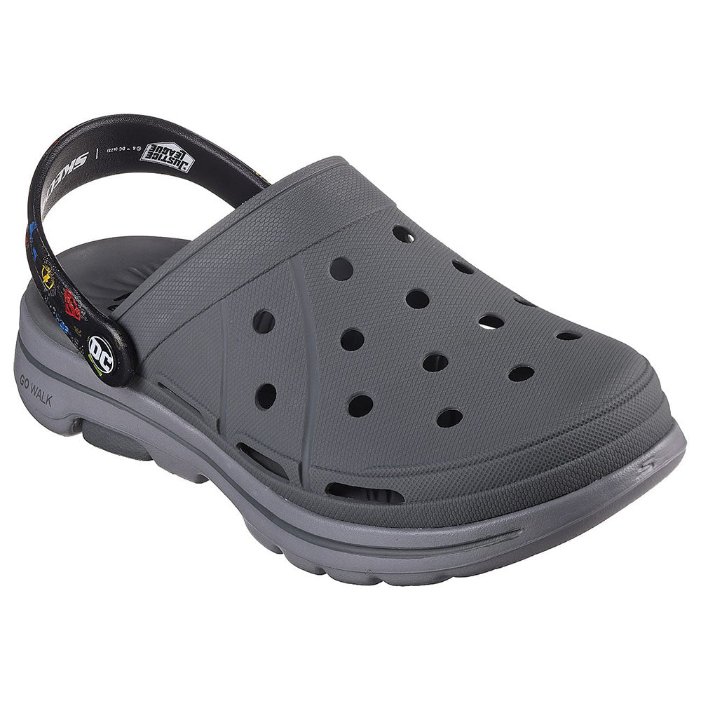 Skechers Nam Giày Thể Thao DC Collection Foamies GOwalk 5 Shoes - 802015-GRY