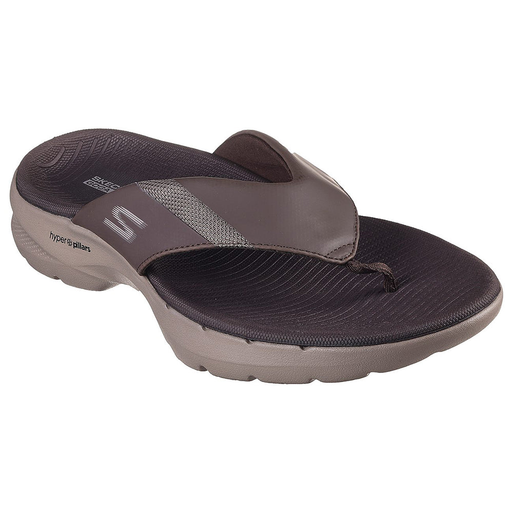 Skechers Nam Dép Xỏ Ngón On-The-GO GOwalk 6 Sandals - 894212-CHOC